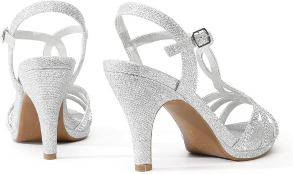 DREAM PAIRS Women's Amore Fashion Stilettos Open Toe Pump Heel Sandals - Image 4