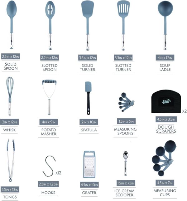Kitchen Utensils Set 35 PCS Cooking Utensils Set - Image 2