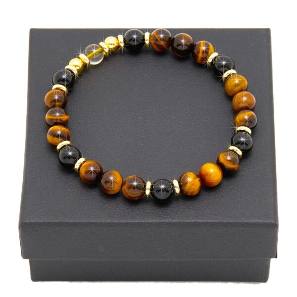 Plus Large Size Tigers Eye Bracelets For Men