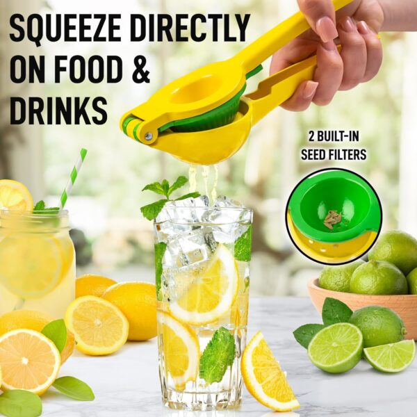 Kitchen Metal 2-in-1 Lemon Squeezer - Image 3