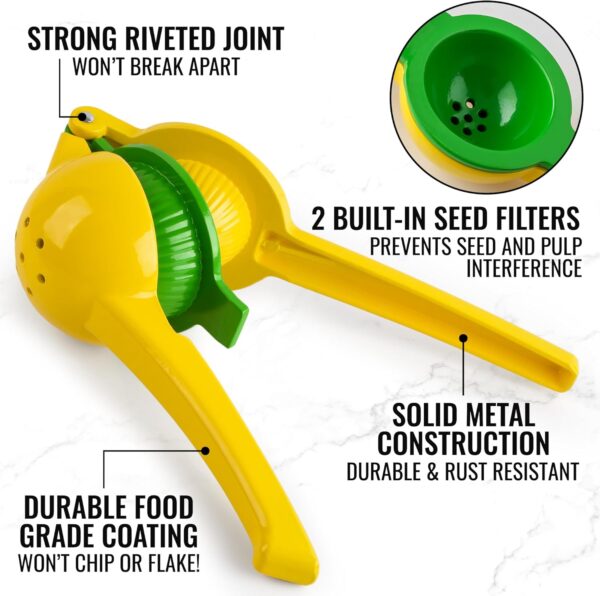 Kitchen Metal 2-in-1 Lemon Squeezer - Image 6